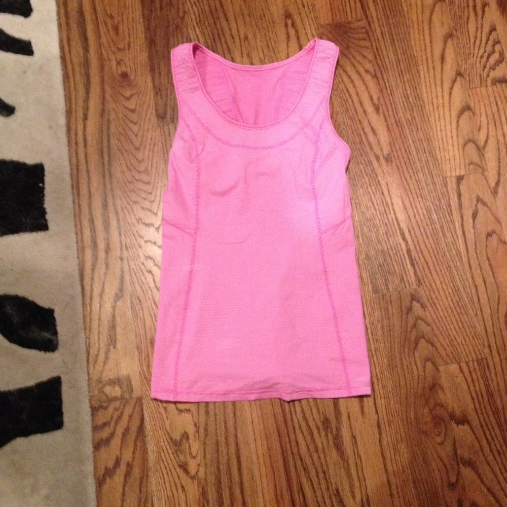 Lululemon Run:Stay on Course Tank Paris Pink - 6